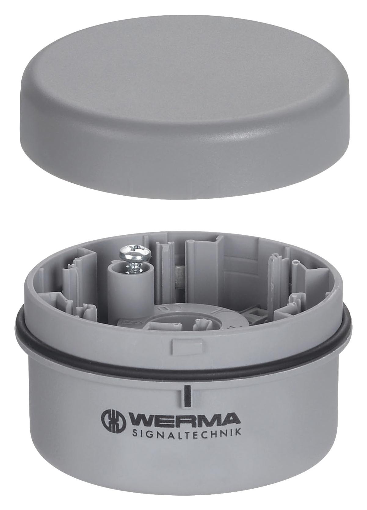 WERMA 64091000 Terminal Element, Pa-Gf, Pc, Grey, Ip65