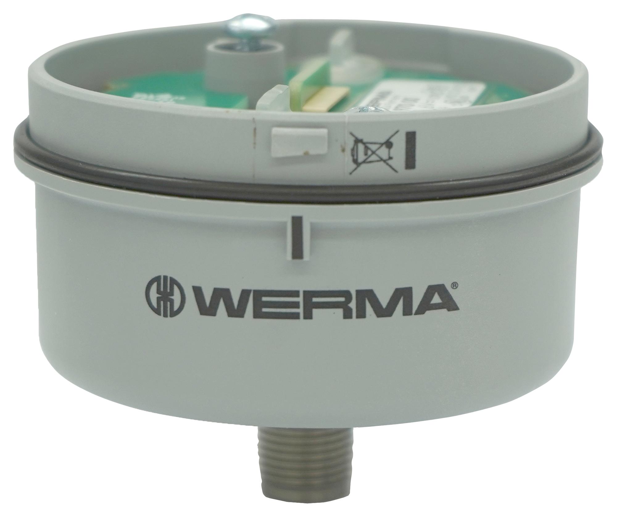 WERMA 64098000 Terminal Element, M12 Plug, 8P, Ip65