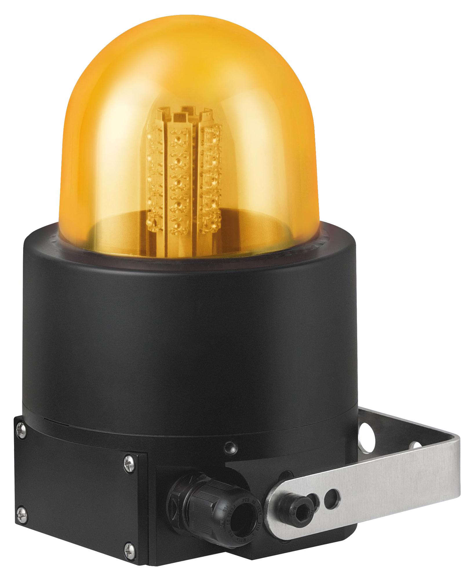 WERMA 72935055 Beacon, Led, Double Flash, Yellow, 24Vdc