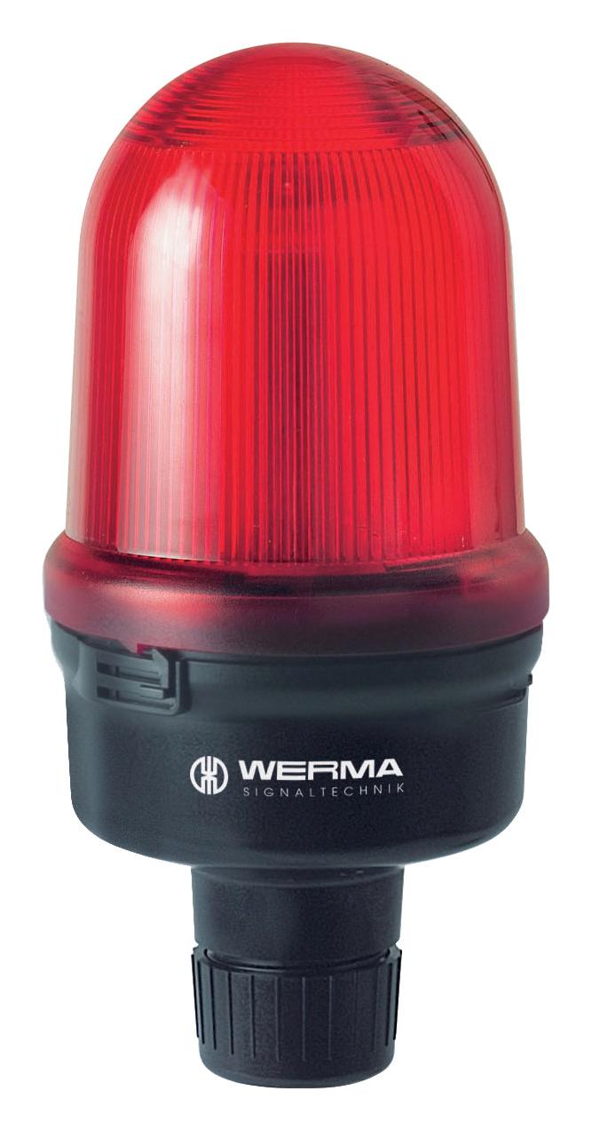 WERMA 82711075 Beacon, Blinking, Red, 24Vac/dc