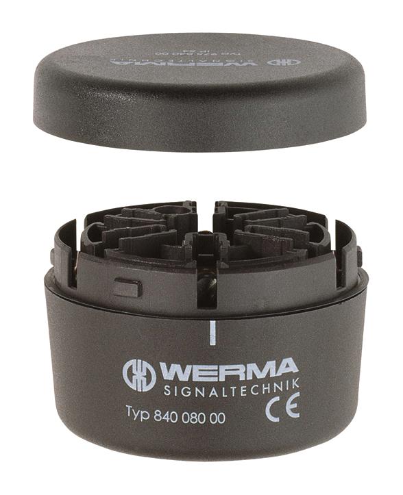 WERMA 84008000 Terminal Element, Pa-Gf, Pc/abs, Ip54