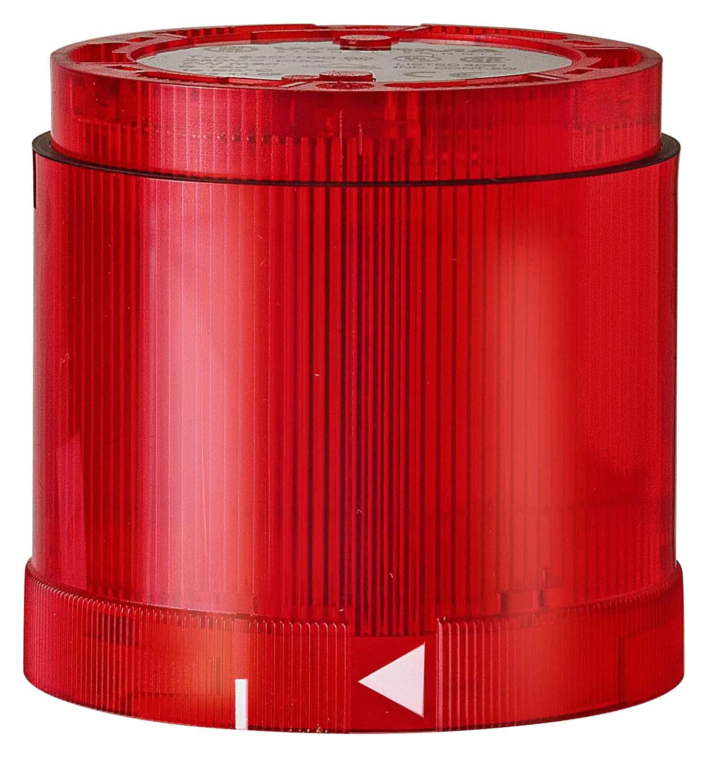 WERMA 84211055 Beacon, Xenon, Flashing, Red, 24Vdc