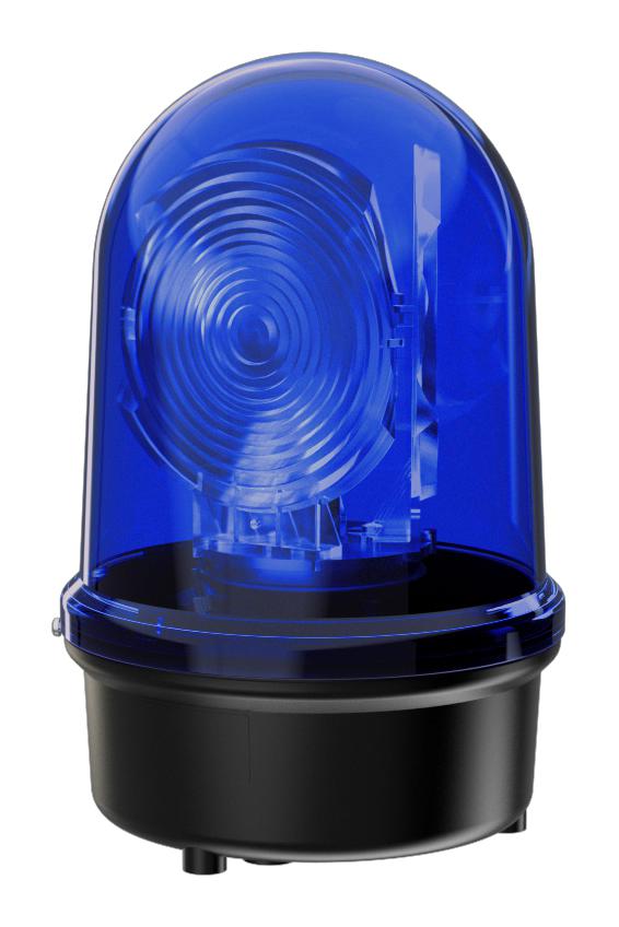 WERMA 88453075 Beacon, Led, Rotating, Blue, 24Vac/dc