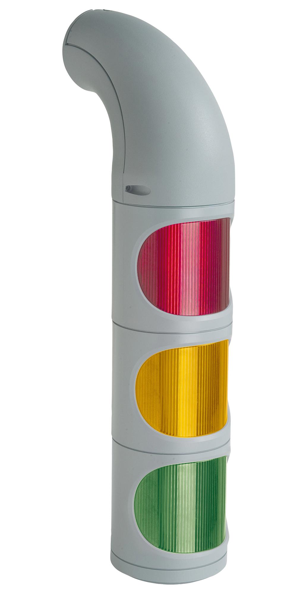 WERMA 89408055 Beacon, Led, Steady, Green/red/yellow