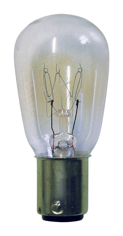 WERMA 95582738 Bulb, Ba15D, 230Vac, 109Ma, 25W, Silver