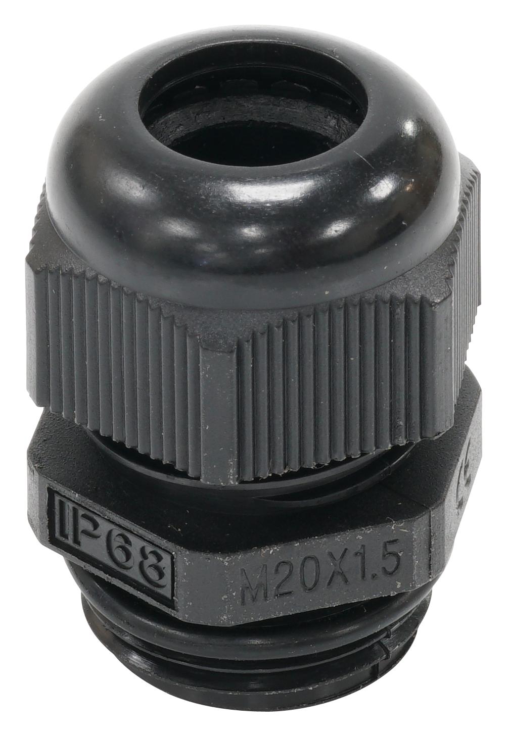 Multicomp Pro Mp009453 Heavy Duty Cable Gland, 5-10mm, M20, Blk