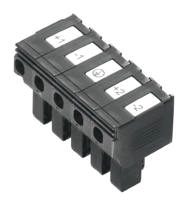 Weidmuller 1131730000 Plug-In Connector, 5Pos, 16-12Awg