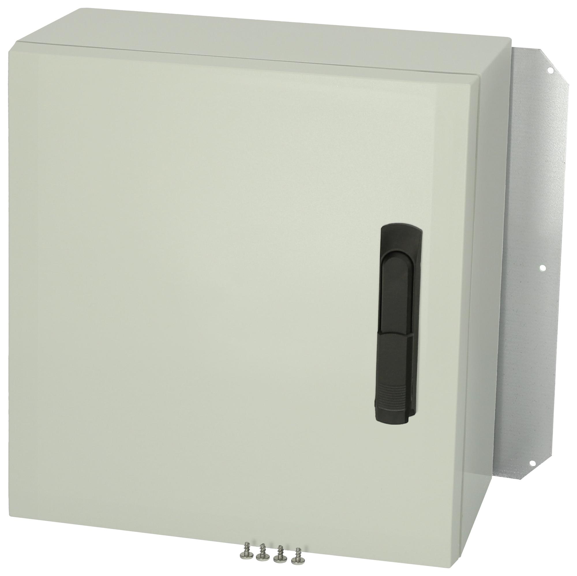 Fibox Arca 505021S Enclosure, 500mm X 500mm X 210mm, Handle