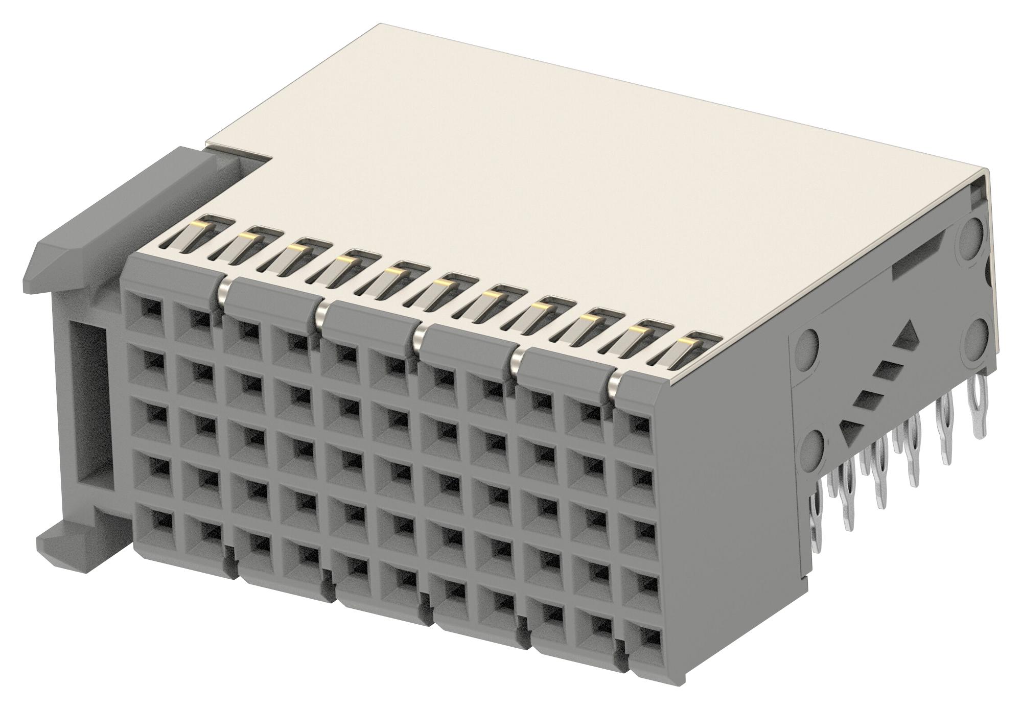 Amp Connectors / Te Connectivity 2392856-1 Conn, Backplane, R/a Rcpt, 55Pos, 5Row