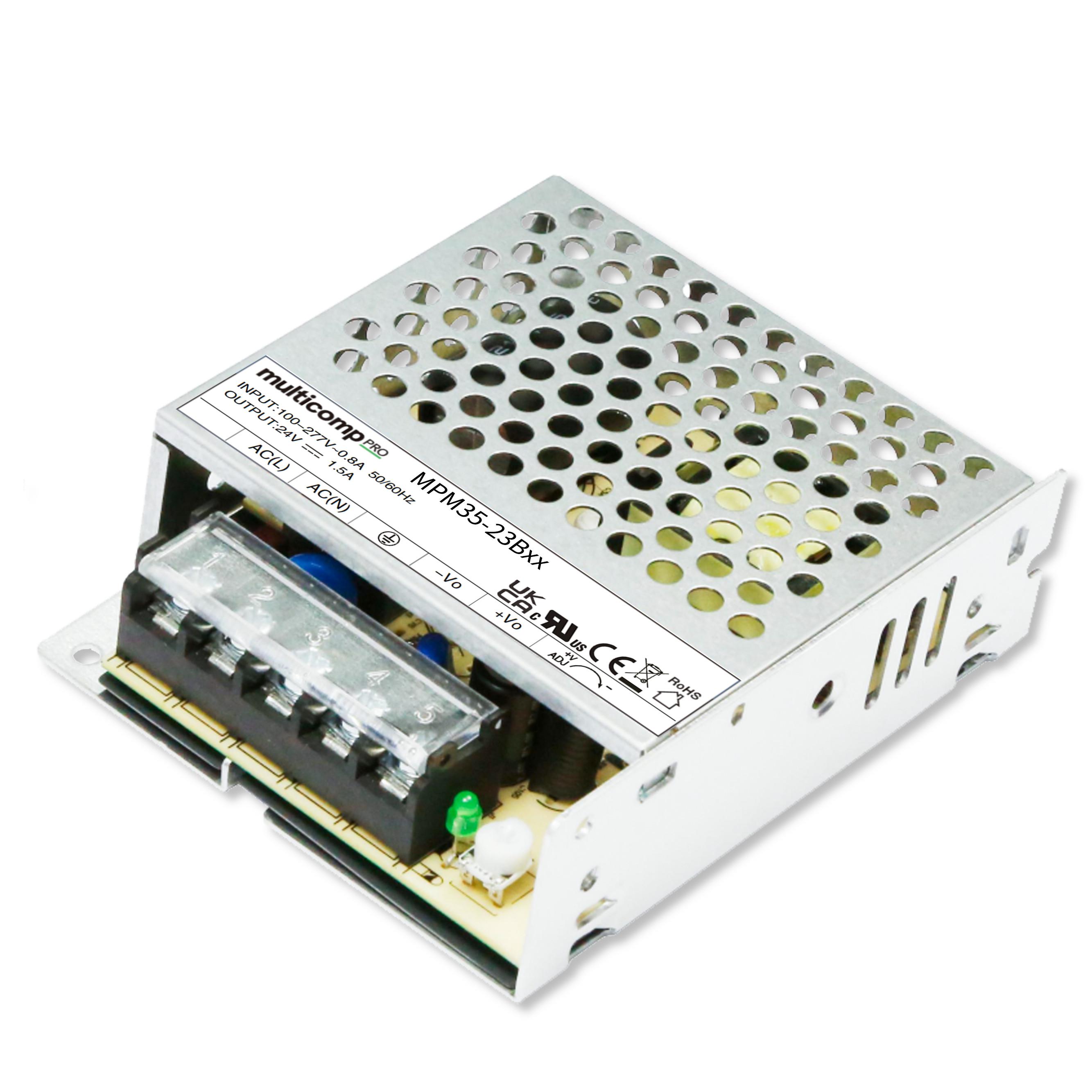 Multicomp Pro Mpm35-23B24 Power Supply, Ac-Dc, 24V, 1.5A