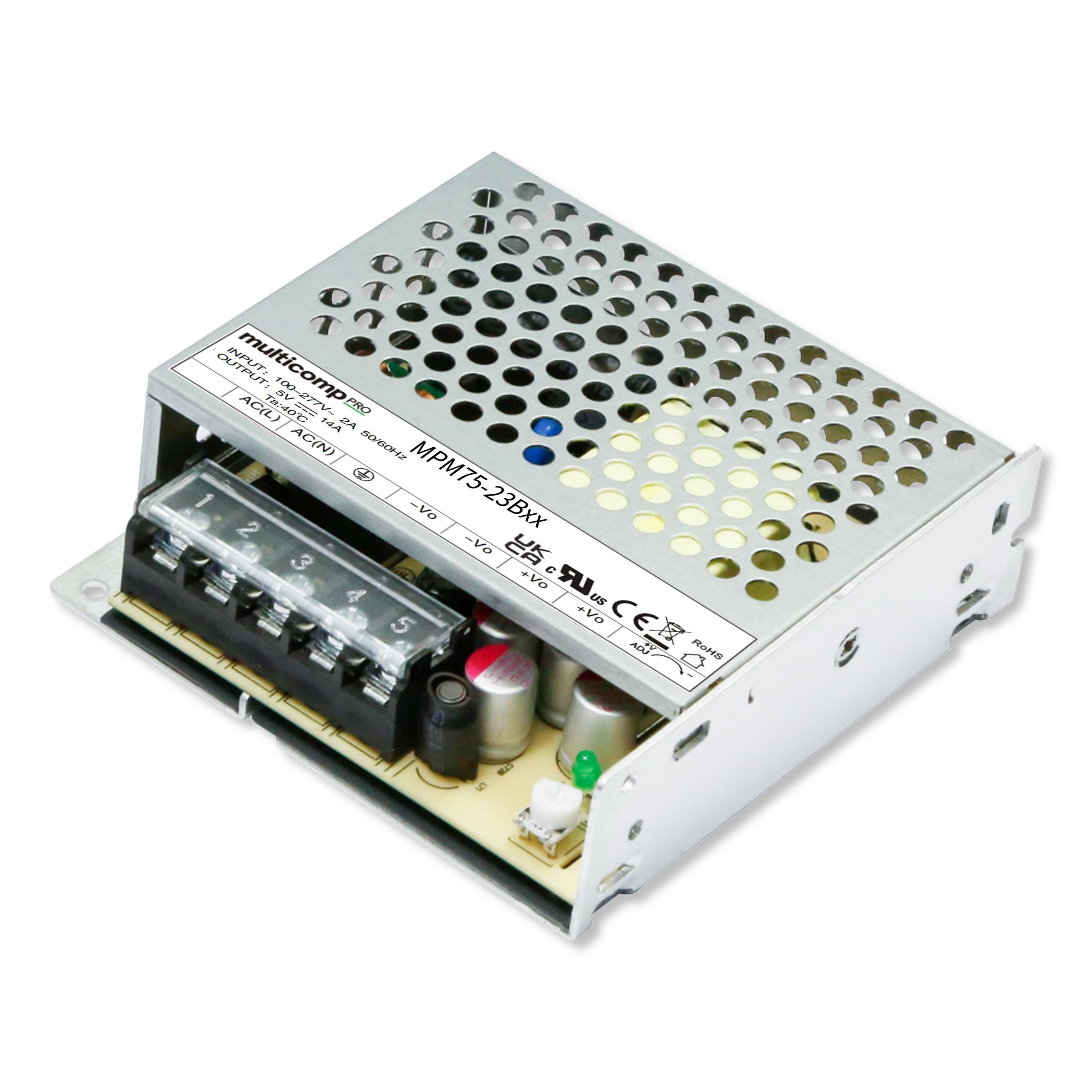 Multicomp Pro Mpm75-23B15 Power Supply, Ac-Dc, 15V, 5A