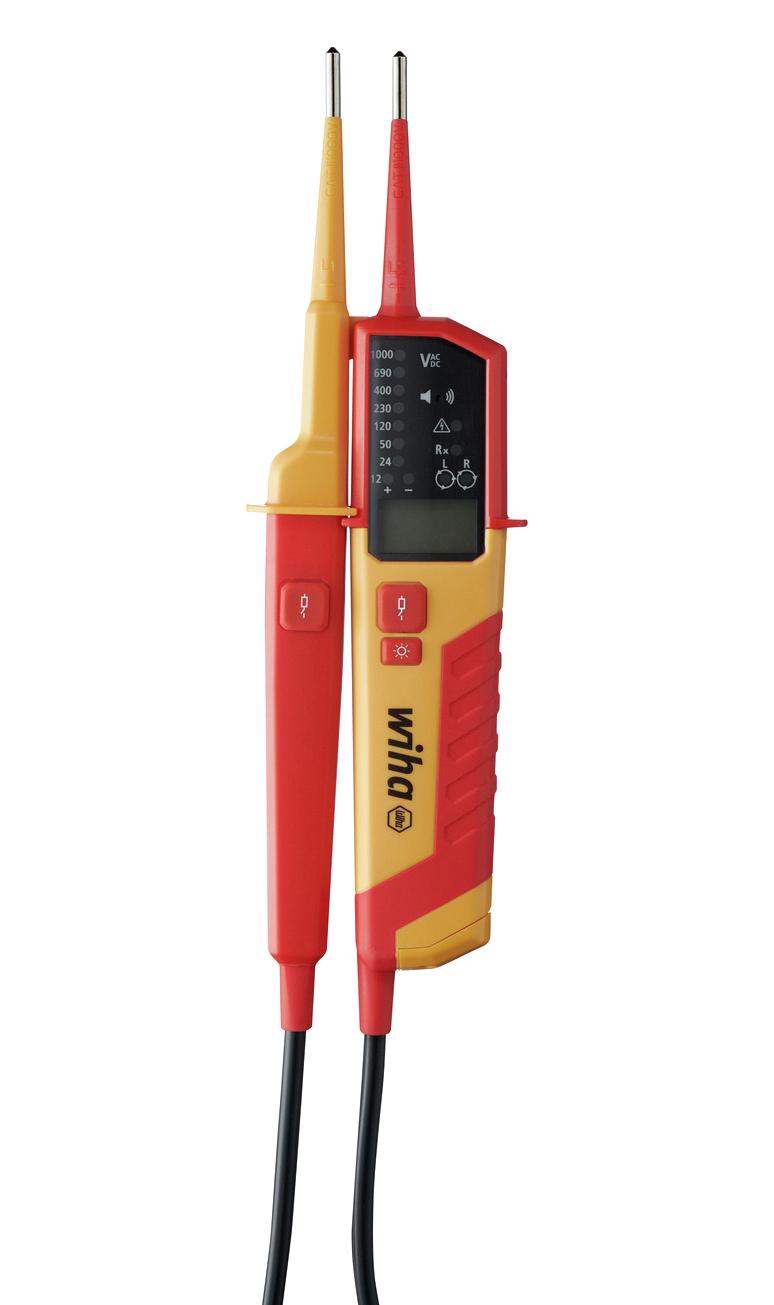 Wiha 45217 Voltage Tester, 0.5V To 1Kv, Led & Lcd