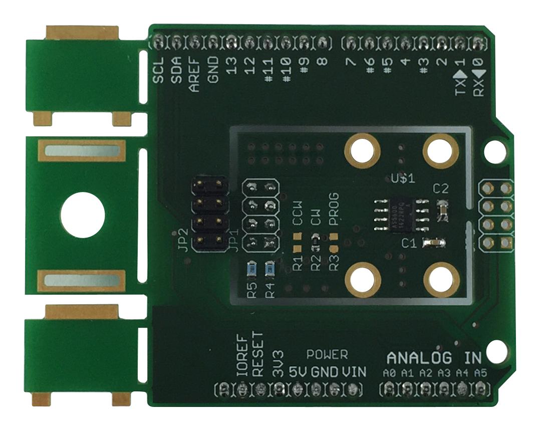 Ams Osram Group As5600-So_Potuino Arduino Shield Board, Arduino Uno Board