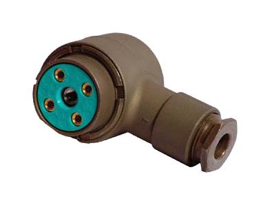 Amphenol InterConnectorect India M55181/1-03 Mil Spec Cir Connector, R/a Plug, 4Pos, Sldr