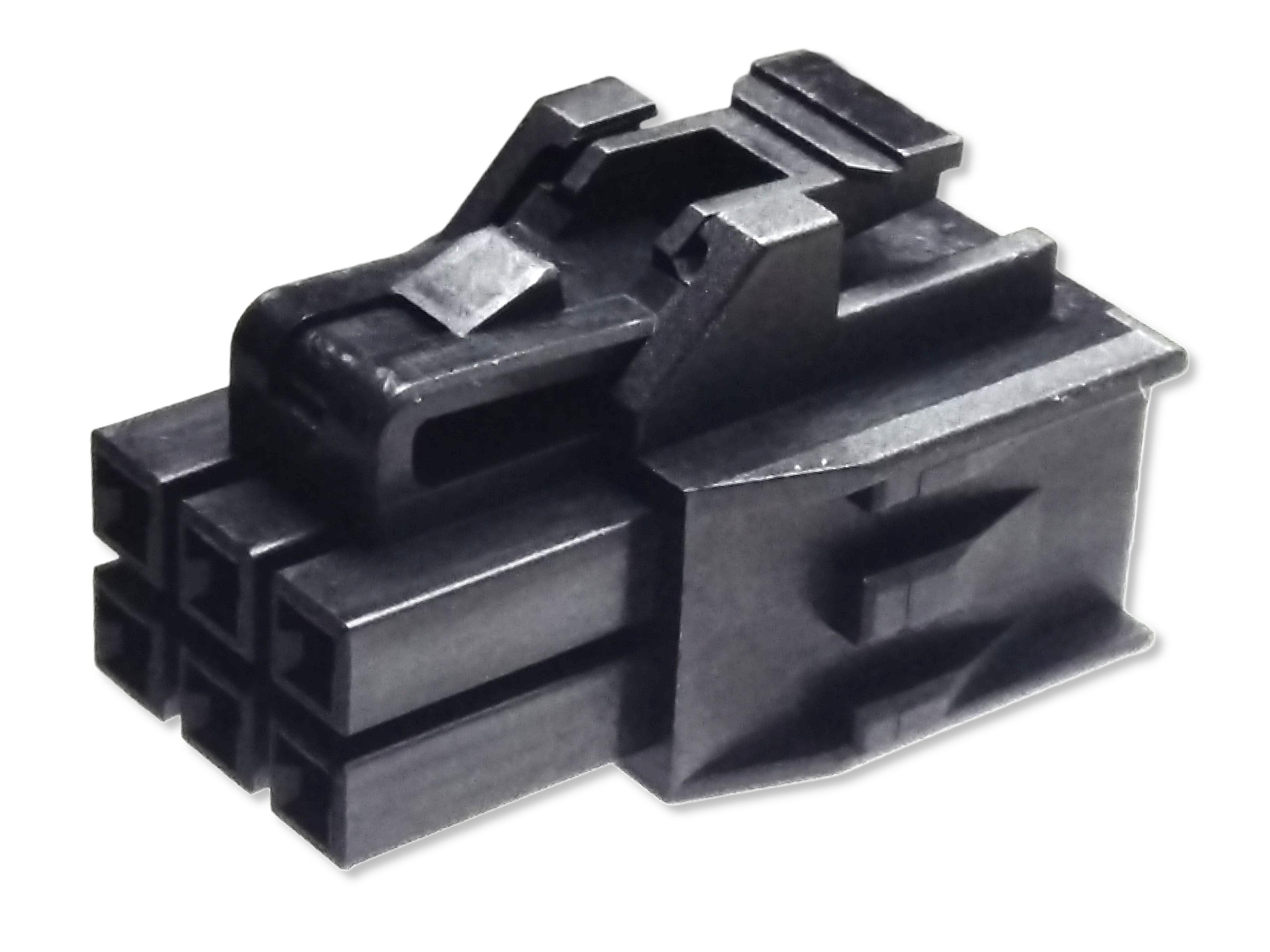 Multicomp Pro Mp-5550-06-Bk Connector Housing, Rcpt, 6Pos, 2.5mm