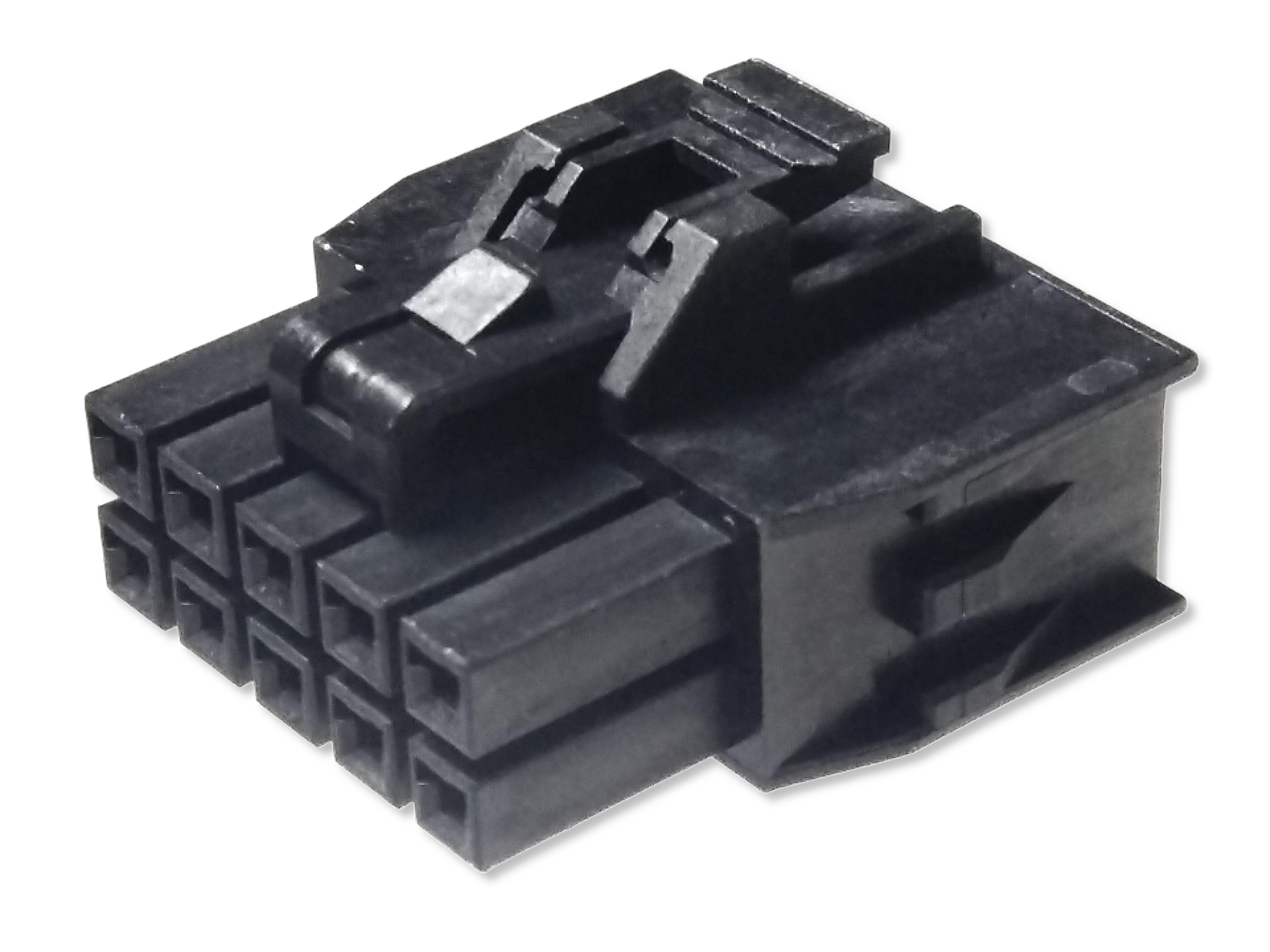 Multicomp Pro Mp-5550-10-Bk Connector Housing, Rcpt, 10Pos, 2.5mm