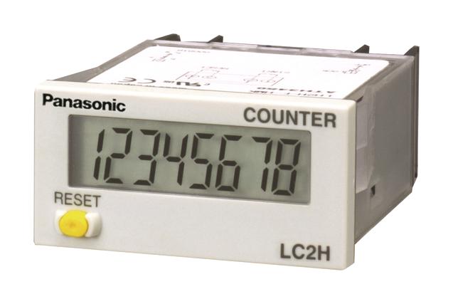 Panasonic Lc2Hfe2Kkj Counter, Lcd, 8 Digit, Panel