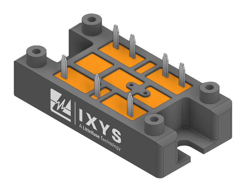 Littelfuse Mdma120U1600Va Diode Module, 120A, 1.6Kv, Bridge