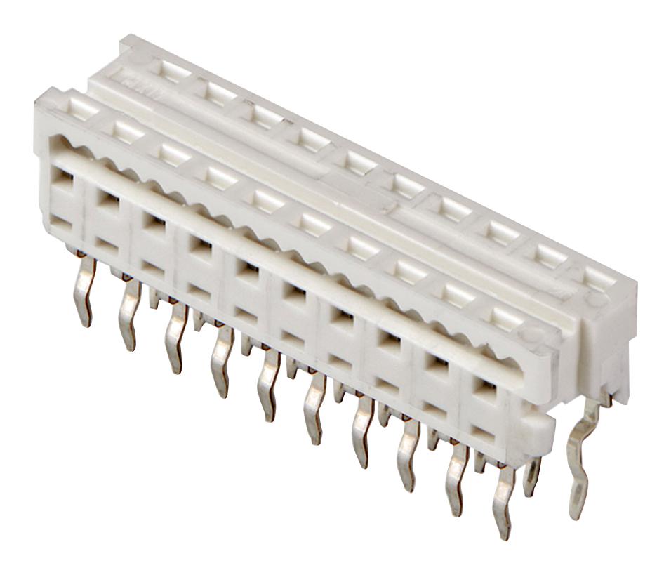 Molex 90584-1320 1.27mm Pf Lopro Idt B-In Tube Wht 20Ckt