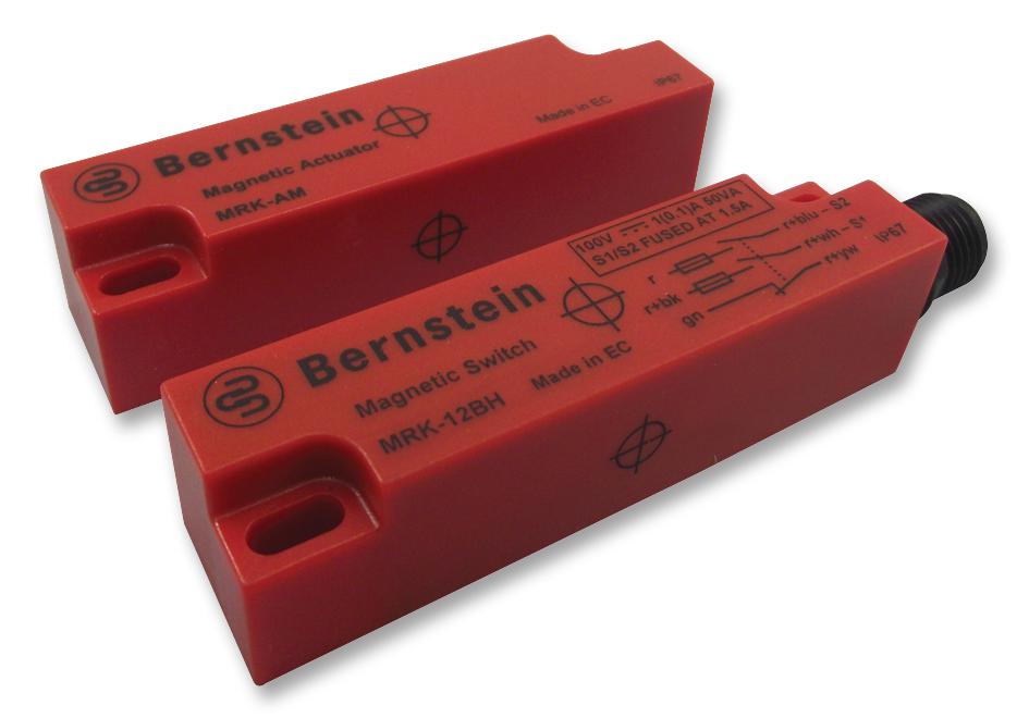 Bernstein Mrk-12 Bh Safety Switch, Mag+Plug, 2No/1Nc