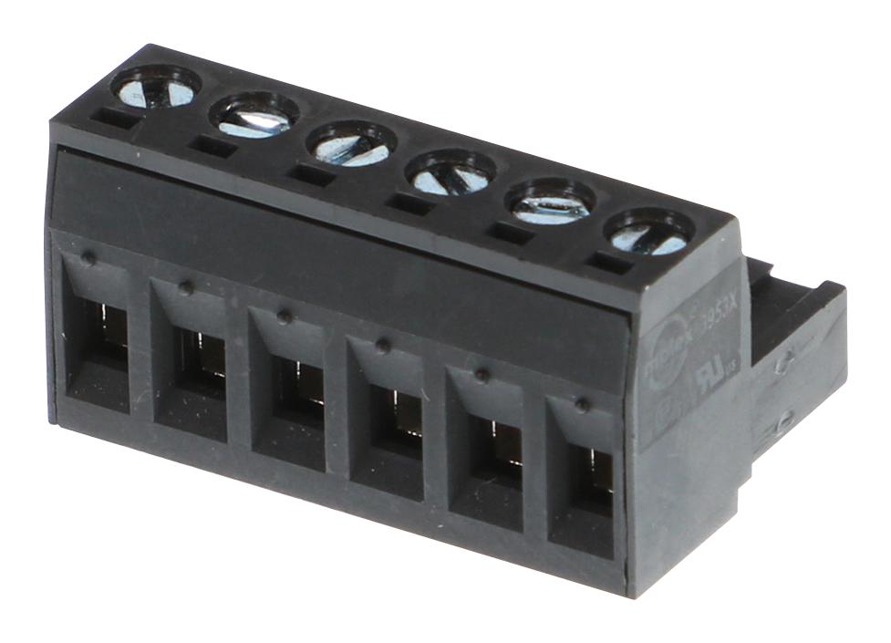 Molex 39530-0006 5.08mm Euro Plug Ra Blk 6Ckt