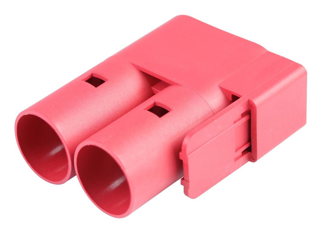 Molex 211942-0002 Pwrwize 6mm 2-Ckt Receptacle Key: A Red