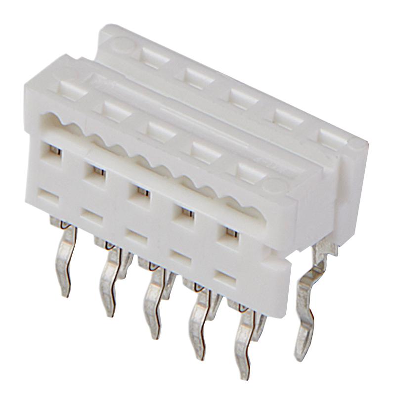 Molex 90584-1310 1.27mm Pf Lopro Idt B-In Tube Wht 10Ckt