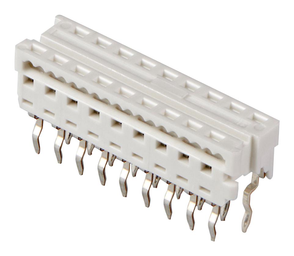 Molex 90584-1318 1.27mm Pf Lopro Idt B-In Tube Wht 18Ckt