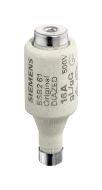 Siemens 5Sb2611 Power Fuse, Time Delay, 16A, 500Vac