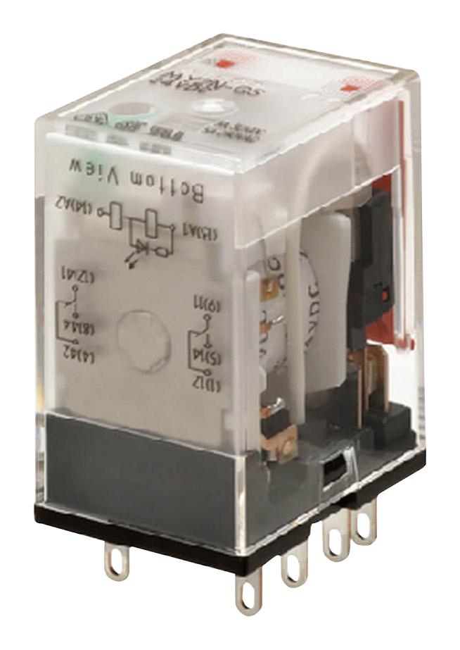 Omron Industrial Automation My2N-Gs Ac220/240 Power Relay, Dpdt, 220/240V, 5A, Socket