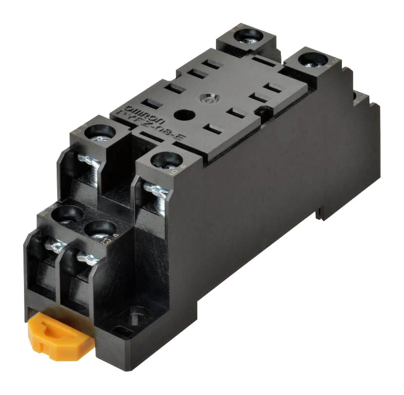 Omron Industrial Automation Pyfz-08-E Relay Socket, 8 Pin, 10A, Din Rail