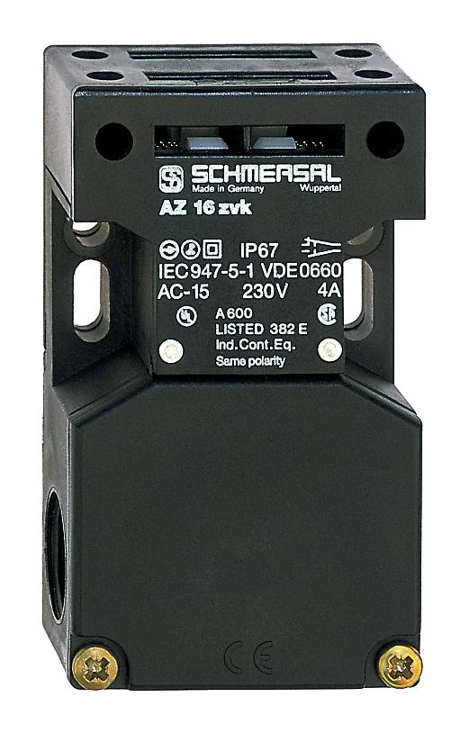 Schmersal 101150055 Safety Interlock Sw, 3Pst-Nc, 4A, 230Vac