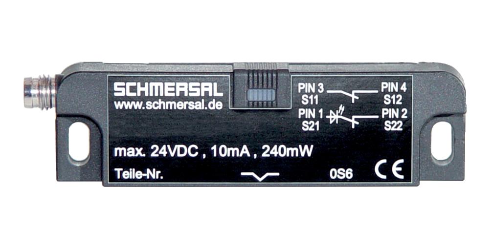 Schmersal 101190024 Safety Interlock Sw, Dpst, 0.4A, 75Vdc