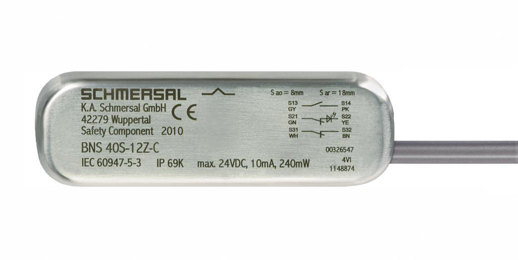 Schmersal 101215518 Safety Interlock Sw, Dpdt/spst/0.01A/24V