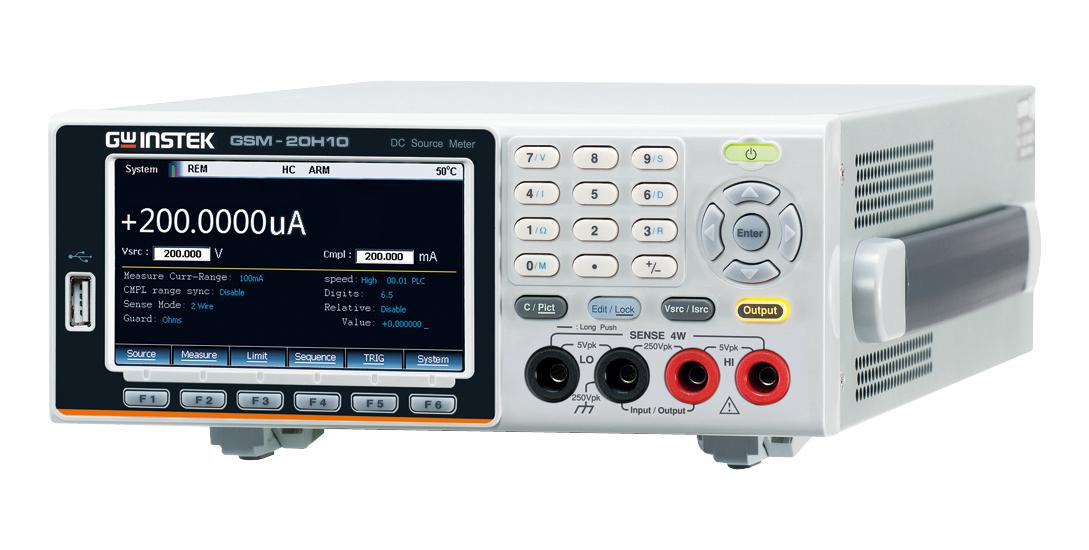 Gw Instek Gsm-20H10 Source Meter, 1Ch, 22W, 2 Ohm To 200Mohm