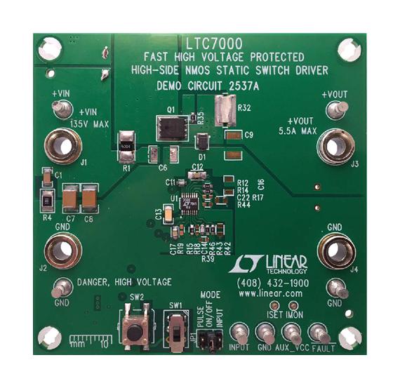 Analog Devices Dc2537A Demo Board, Nmos Static Switch Driver