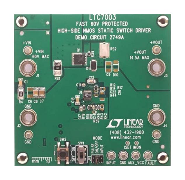 Analog Devices Dc2749A Demo Board, Nmos Static Switch Driver