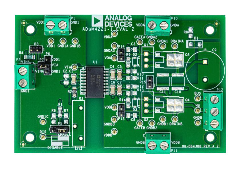 Analog Devices Eval-Adum4221-1Ebz Evaluation Board, Half-Bridge Gate Drive