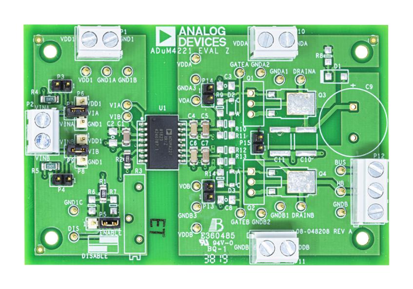 Analog Devices Eval-Adum4221Ebz Evaluation Board, Half-Bridge Gate Drive