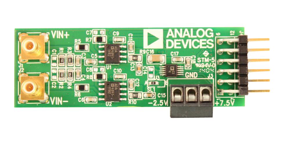 Analog Devices Eval-Ad7982-Pmdz Pmod Board, Analog-To-Digital Converter