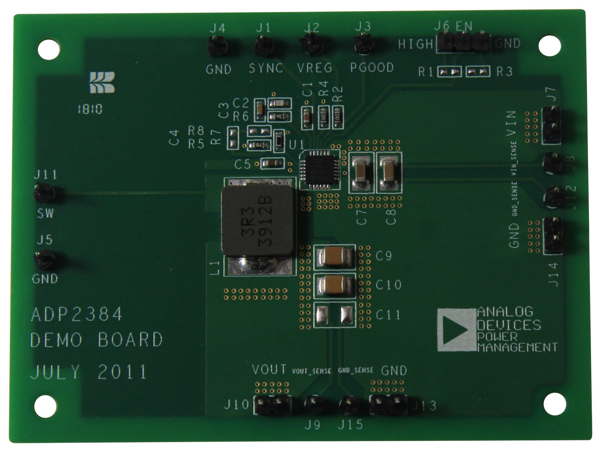 Analog Devices Adp2384-Evalz Evaluation Board, Sync Buck Regulator