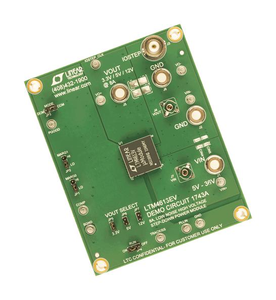 Analog Devices Dc1743A Demonstration Board, Buck Regulator