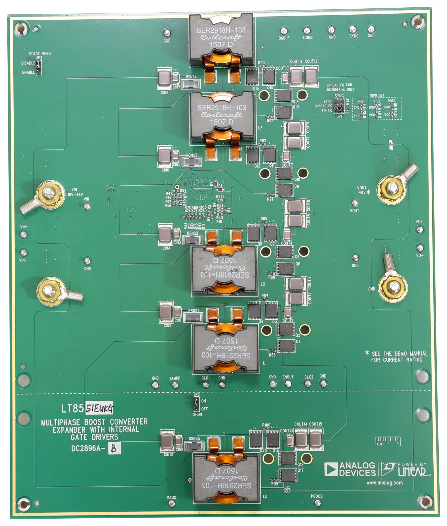 Analog Devices Dc2896A-B Demonstration Board, Boost Converter