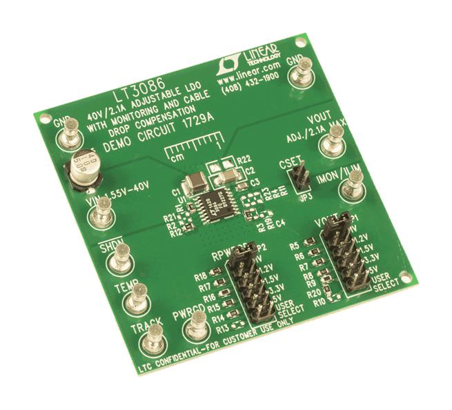 Analog Devices Dc1729A Demonstration Board, Ldo Regulator