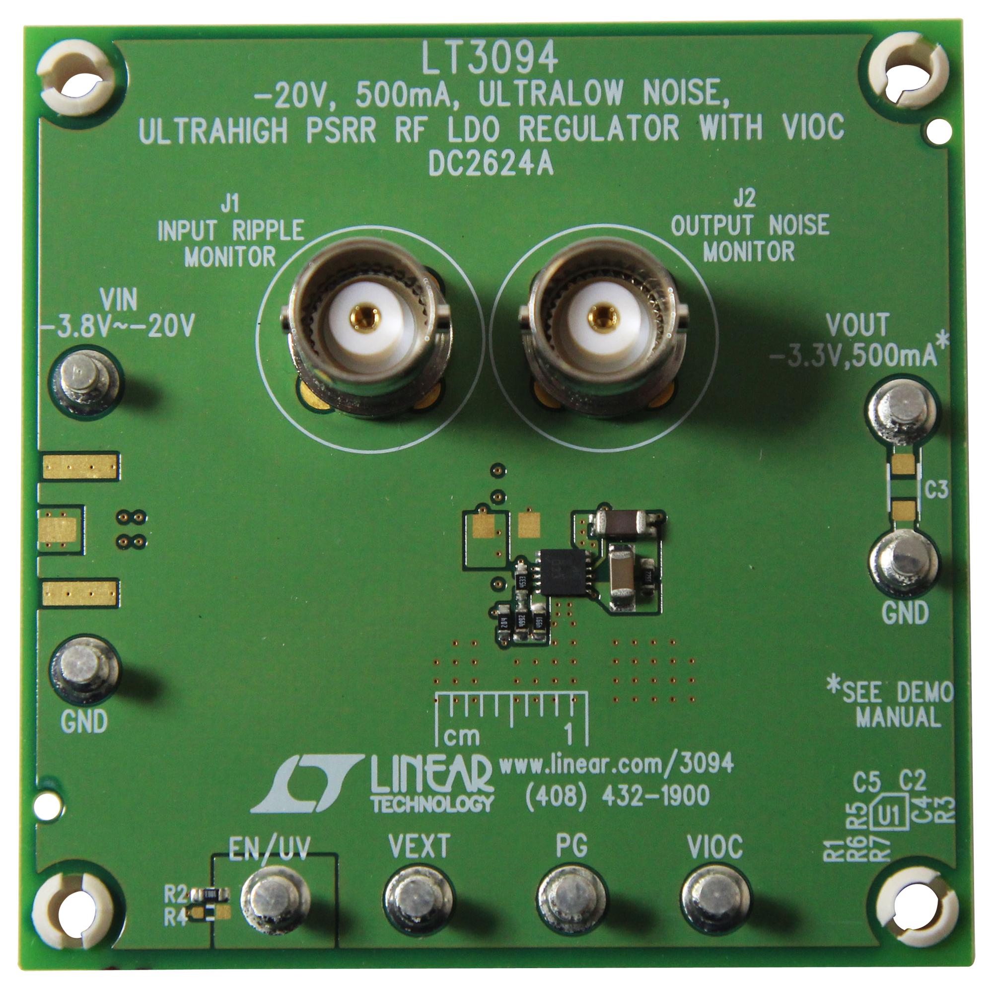 Analog Devices Dc2624A Demonstration Board, Ldo Regulator