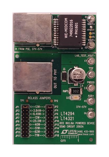 Analog Devices Dc2583A Demonstration Board, Poe, Pd Controller