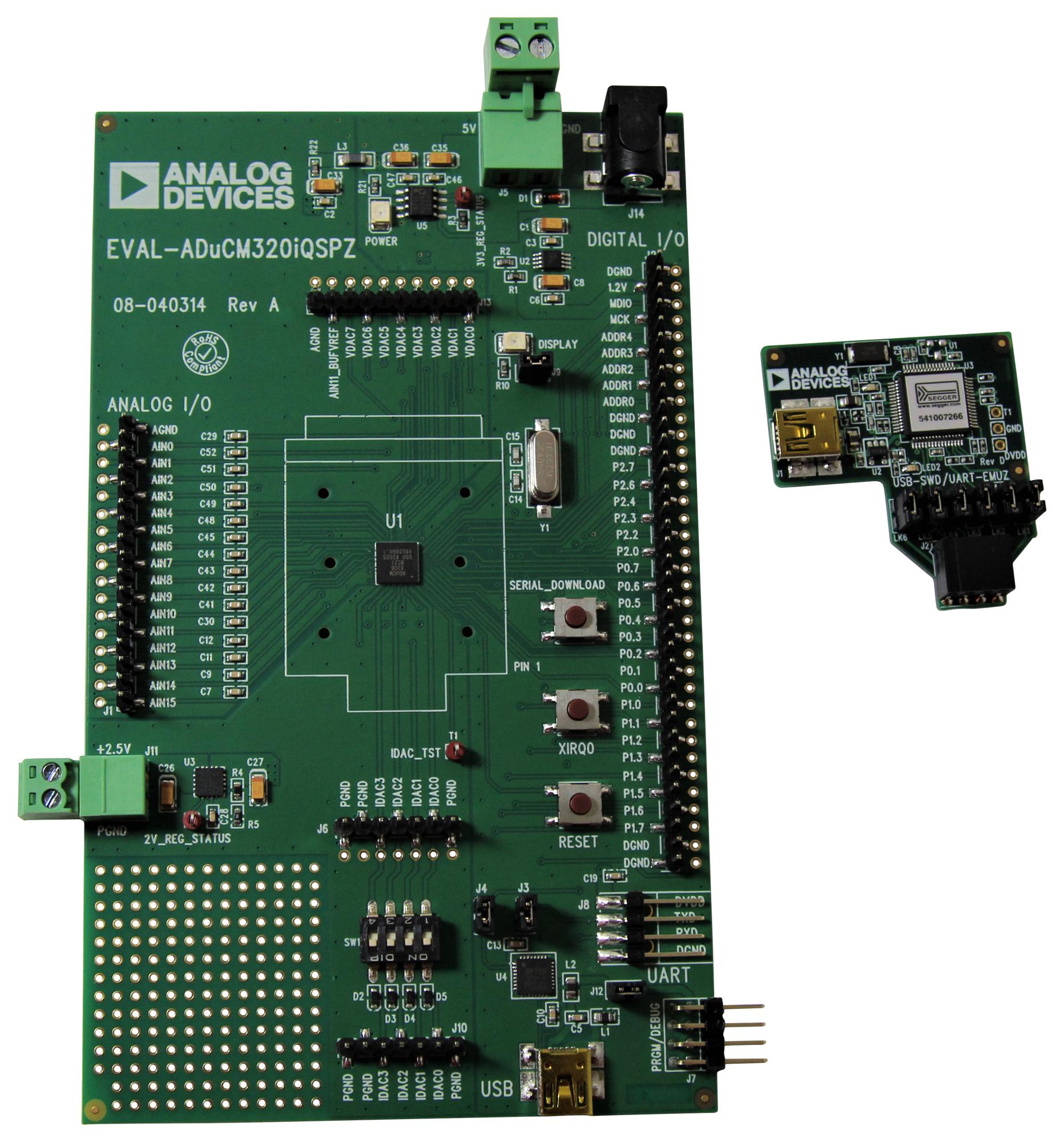 Analog Devices Eval-Aducm320Iqspz Evaluation Board, ARM Cortex-M3 Mcu