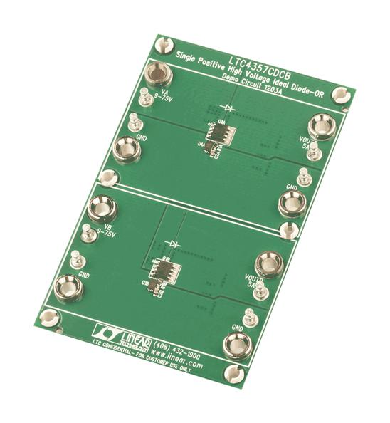 Analog Devices Dc1203A Demo Board, Ideal Diode Controller