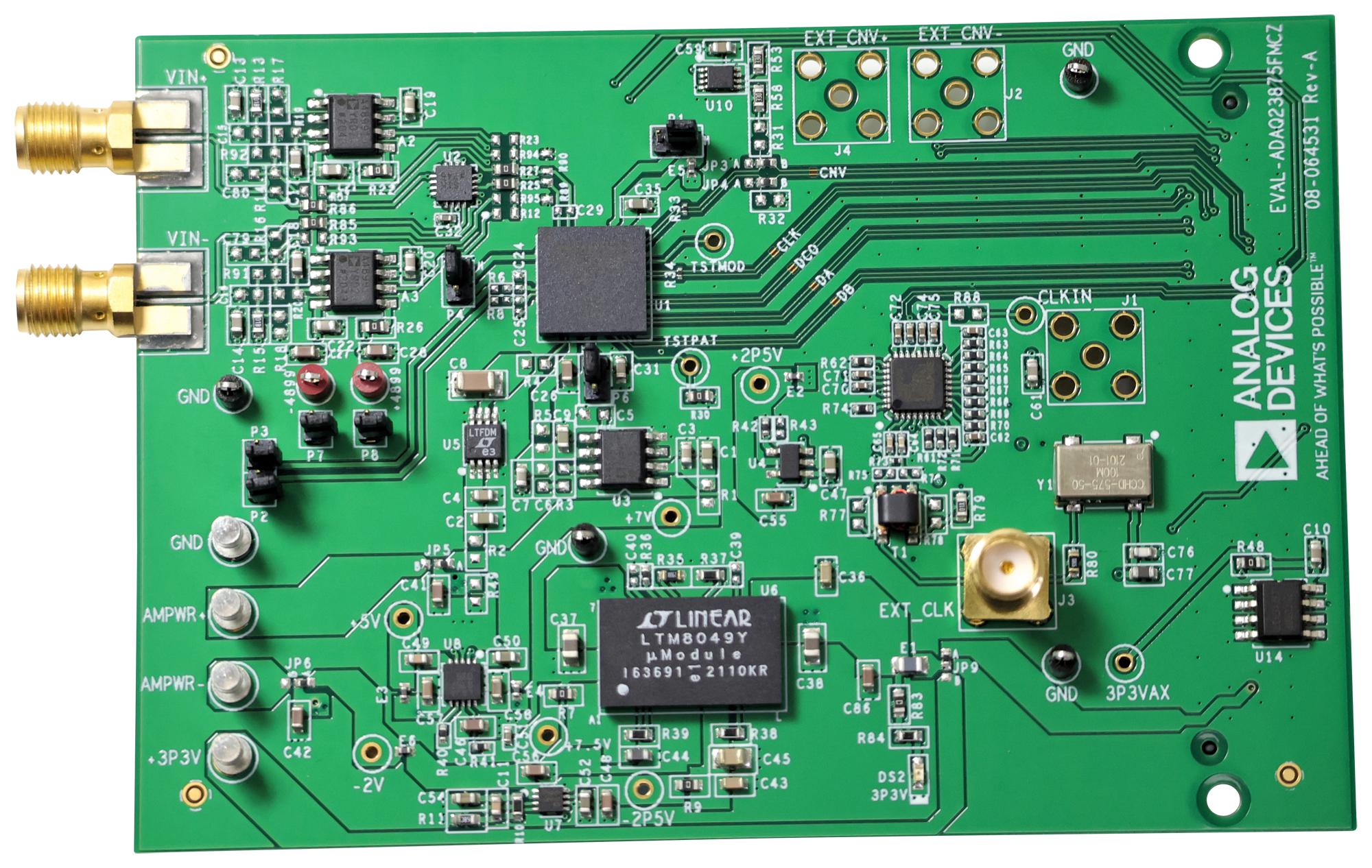 Analog Devices Eval-Adaq23875Fmcz Evaluation Board, Data Acquisition Sys