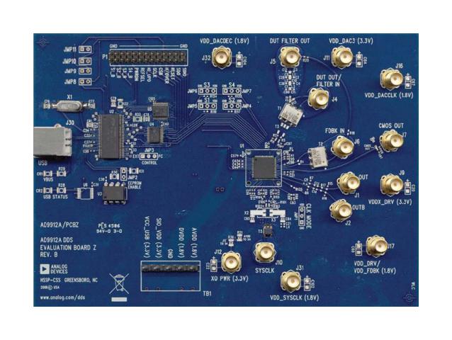 Analog Devices Ad9912A/pcbz Eval Board, Direct Digital Synthesizer